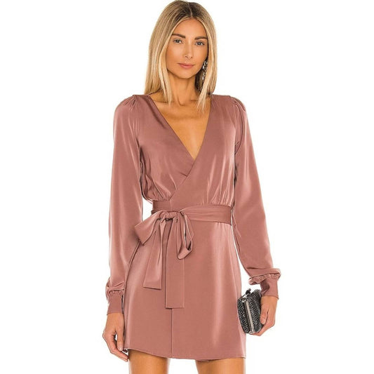 NBD Janet Mini Dress in Mauve NWT Size Small