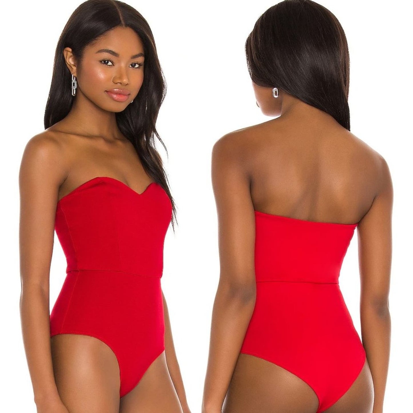 NBD Patricia Bodysuit in Red NWT Size Small