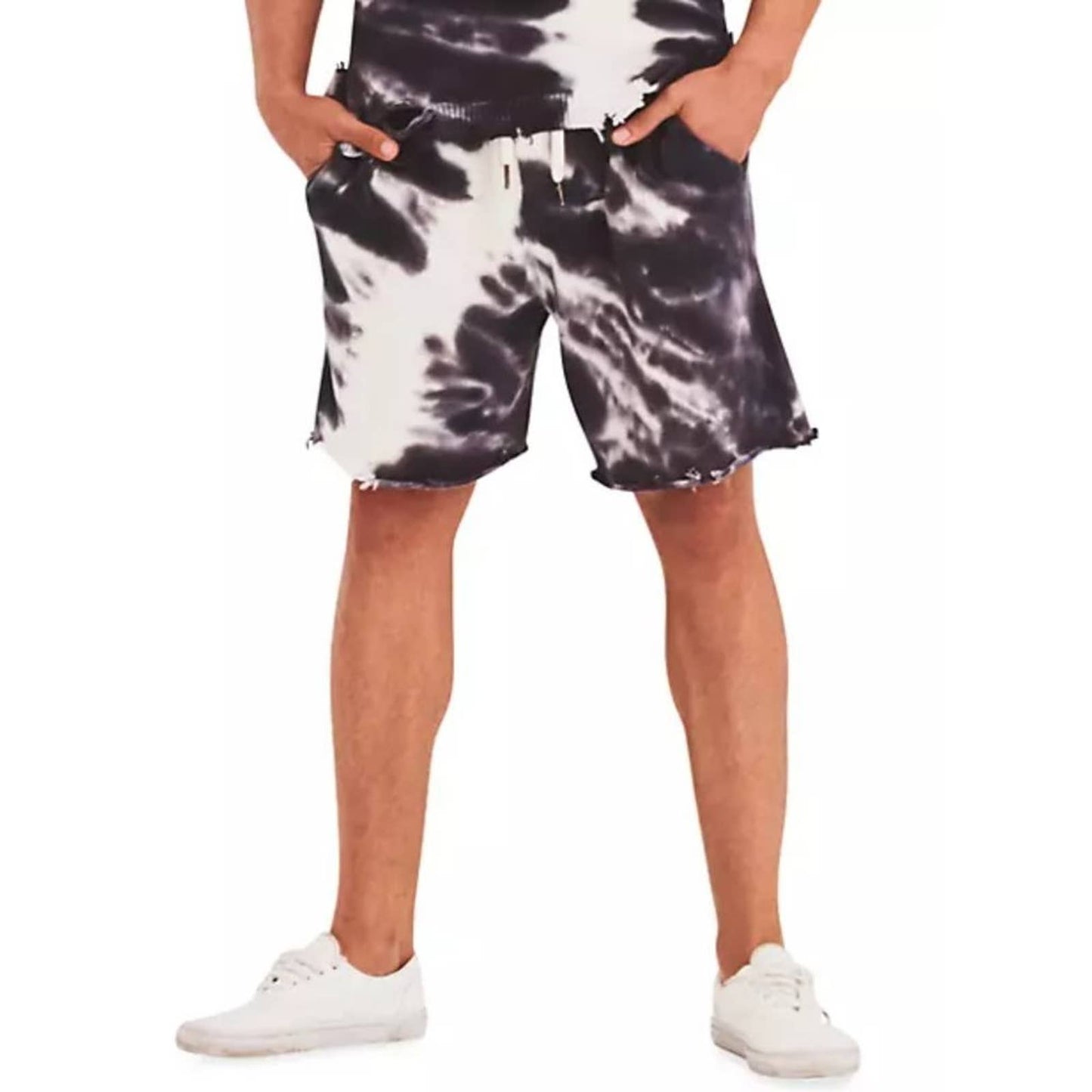 Ser.o.ya Randell Shorts in Black & White Tie Dye NWT Size Small