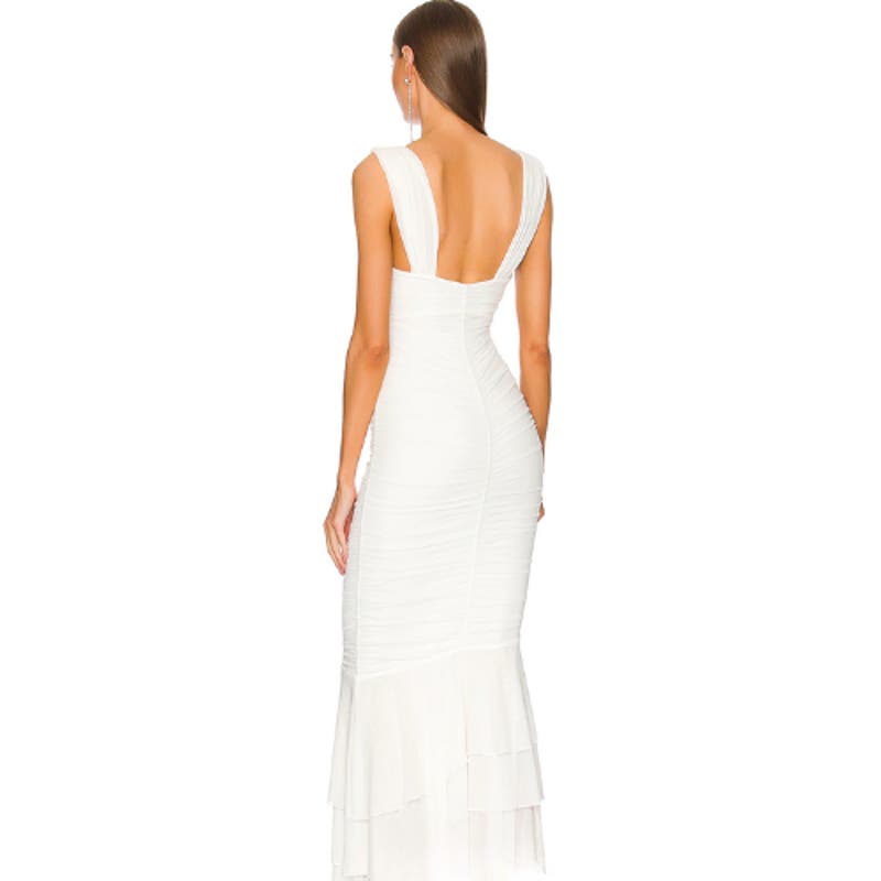 Michael Costello x REVOLVE Hilary Gown in Ivory NWT Size Large