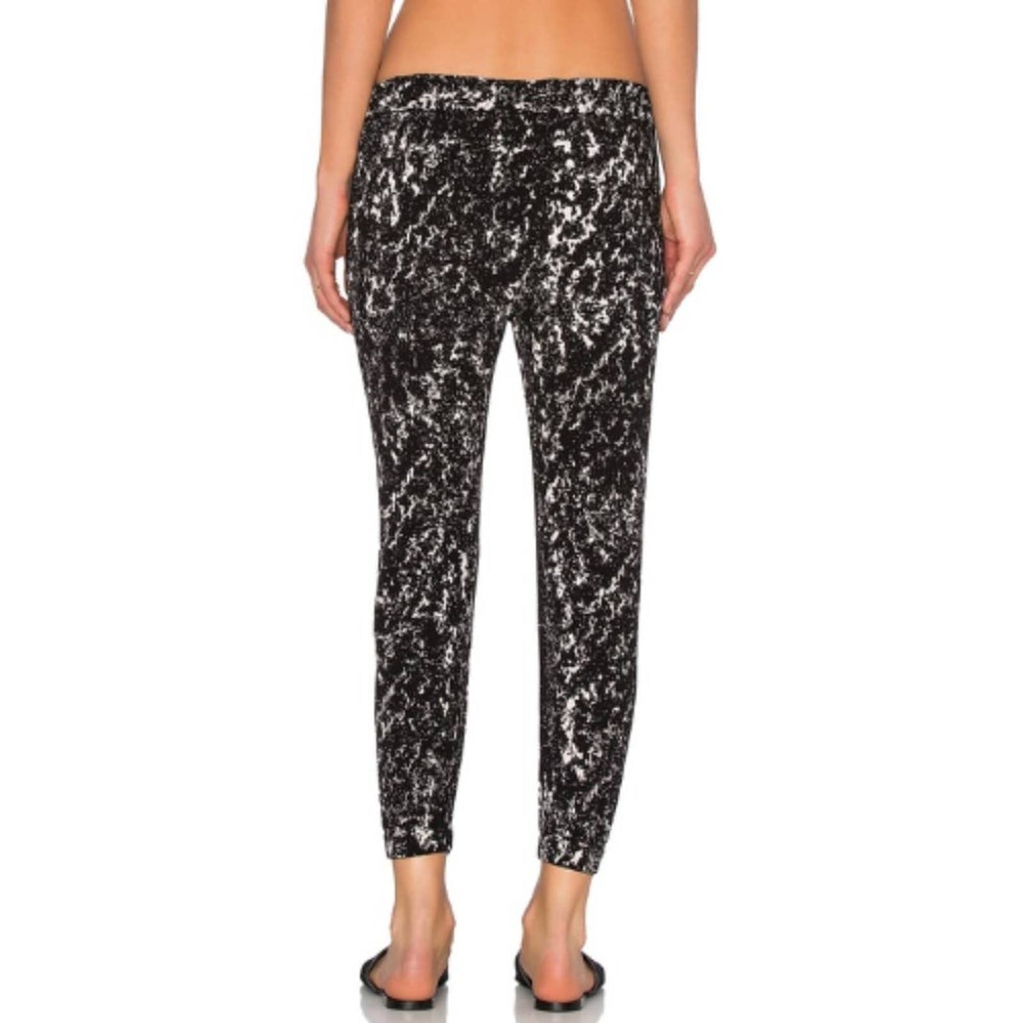 Enza Costa Lounge Pant in Chalk Print NWOT Size XS