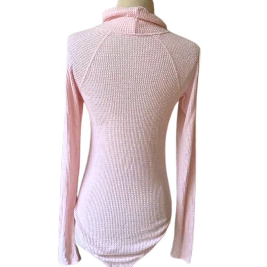 Free People All You Want Bodysuit in Ballet Pink NWT Size XS