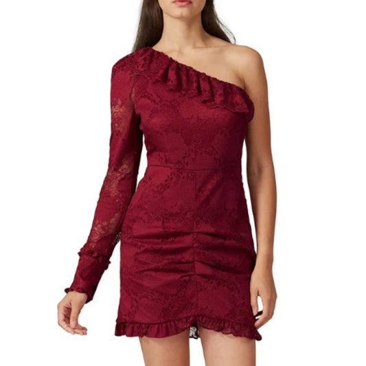 Alexis Laced Ilana Dress in Wine Size Medium