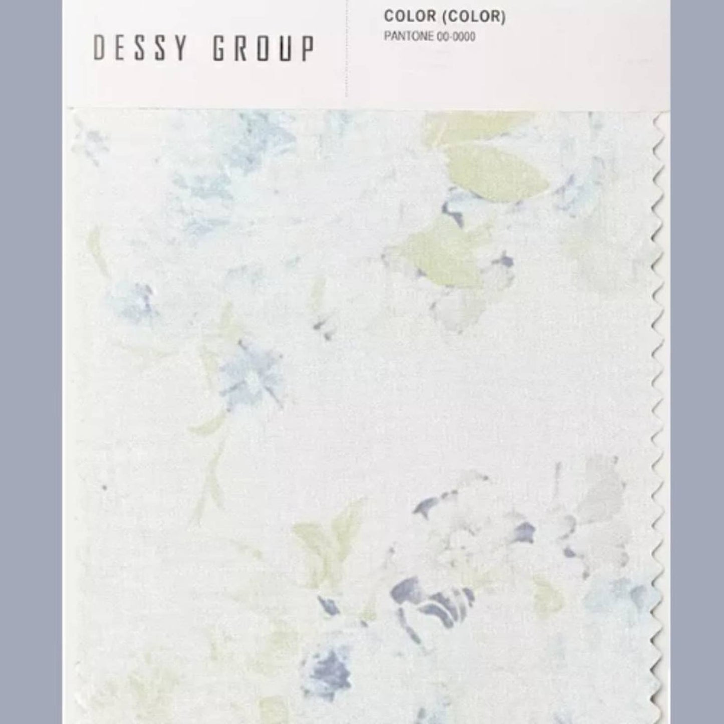 Dessy Tie Shoulder Chiffon Maxi Gown in Bleu Garden NWT Size 4