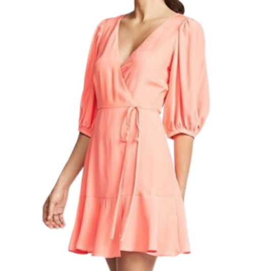 Amanda Uprichard Calico Dress in Guava NWT Size XS