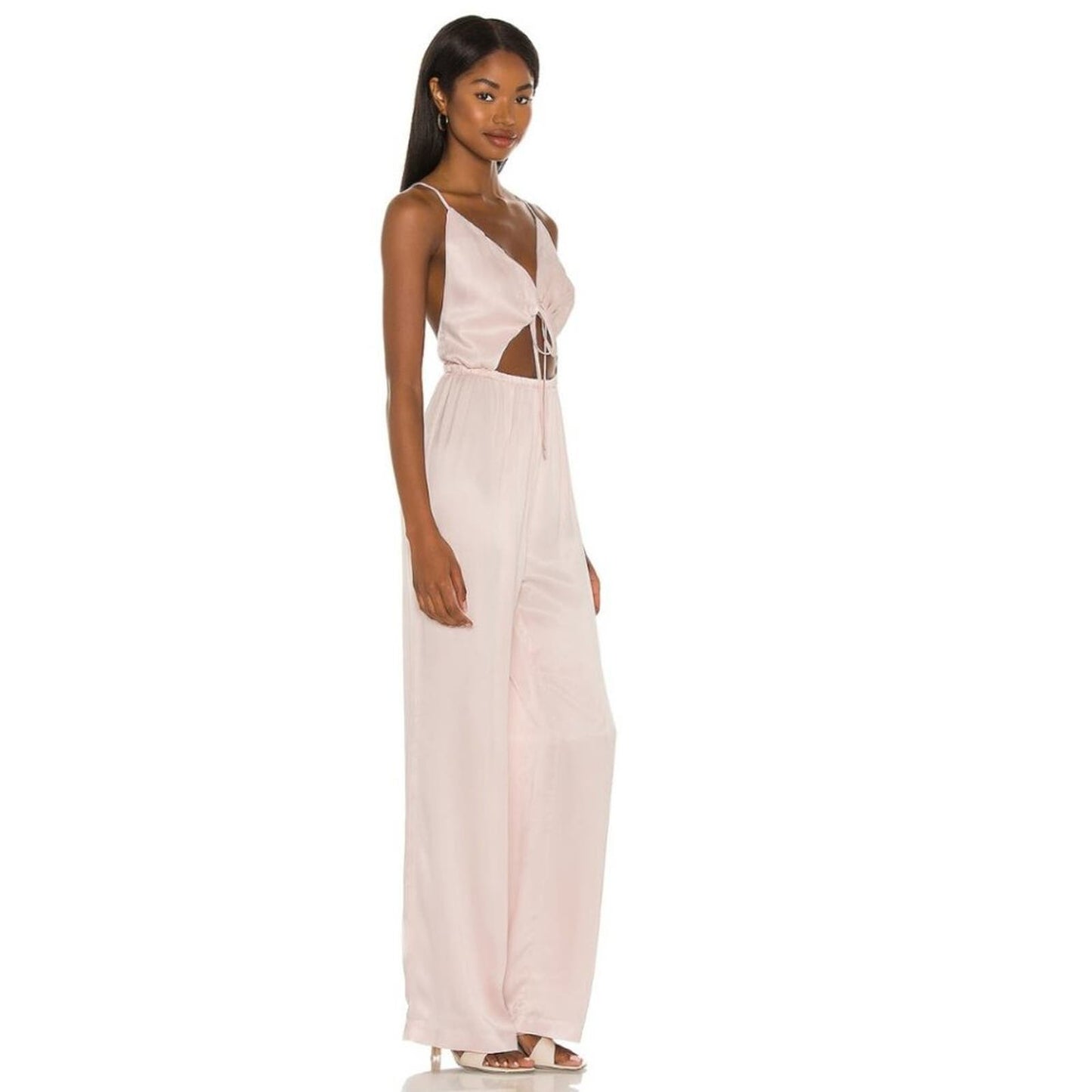 LPA Balint Jumpsuit in Blush Pink NWOT Size Small