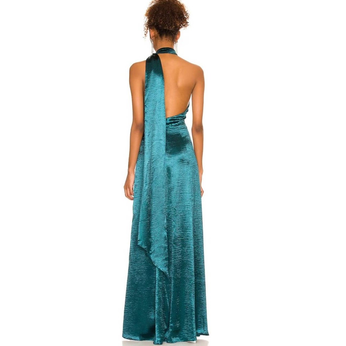 Lovers and Friends Kendall Gown in Dark Jade Green NWOT Size Small