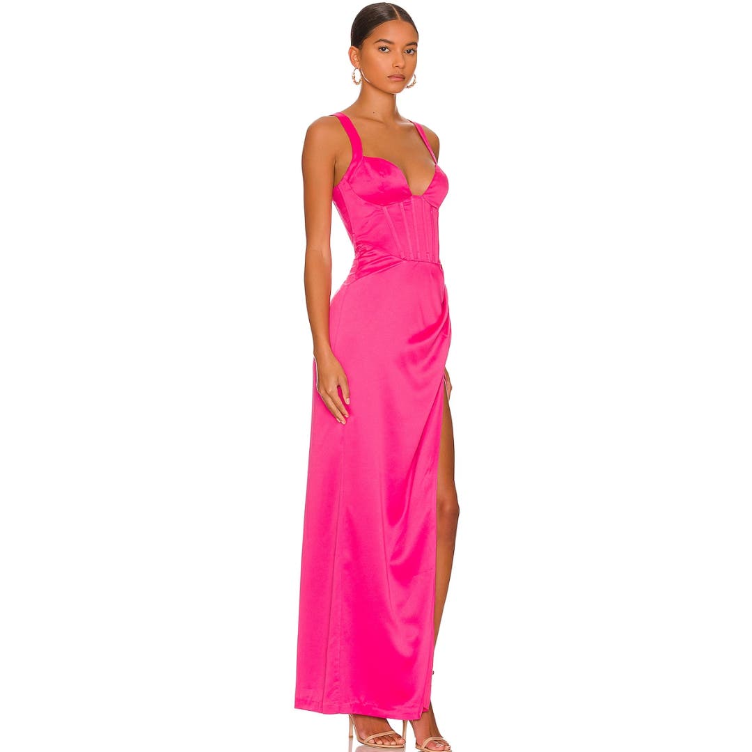 NBD Elodie Maxi Dress in Hot Pink NWT Size Small