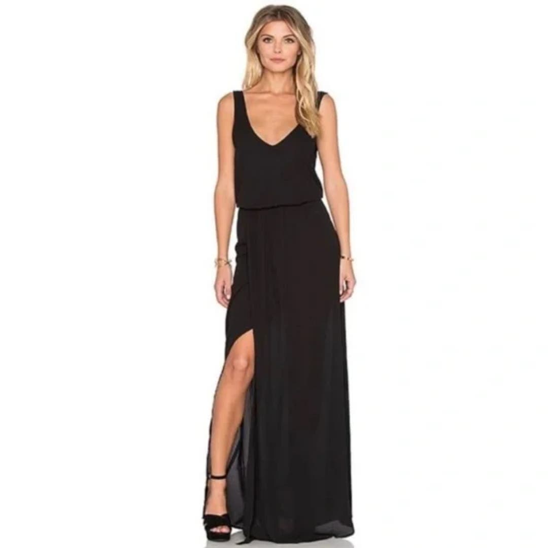 Show Me Your Mumu Black Kendall Maxi Dress NWT Size Large