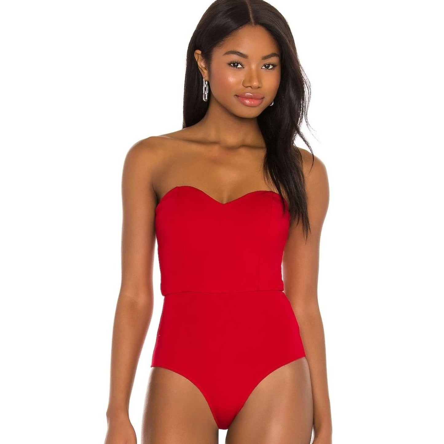 NBD Patricia Bodysuit in Red NWT Size Small
