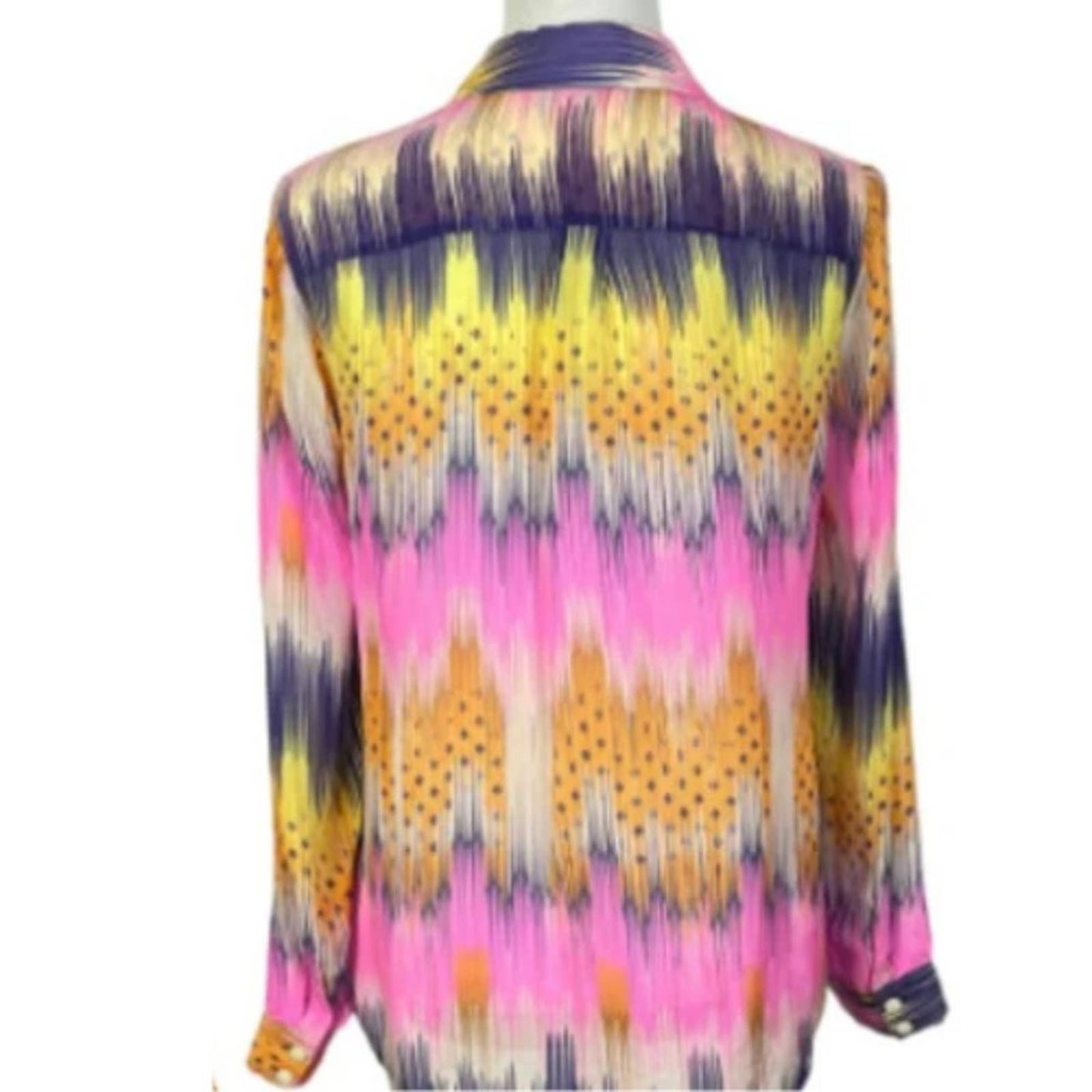 Anthropologie Leifsdottir Silk Blouse Seen on "The Mindy Project" Size 2