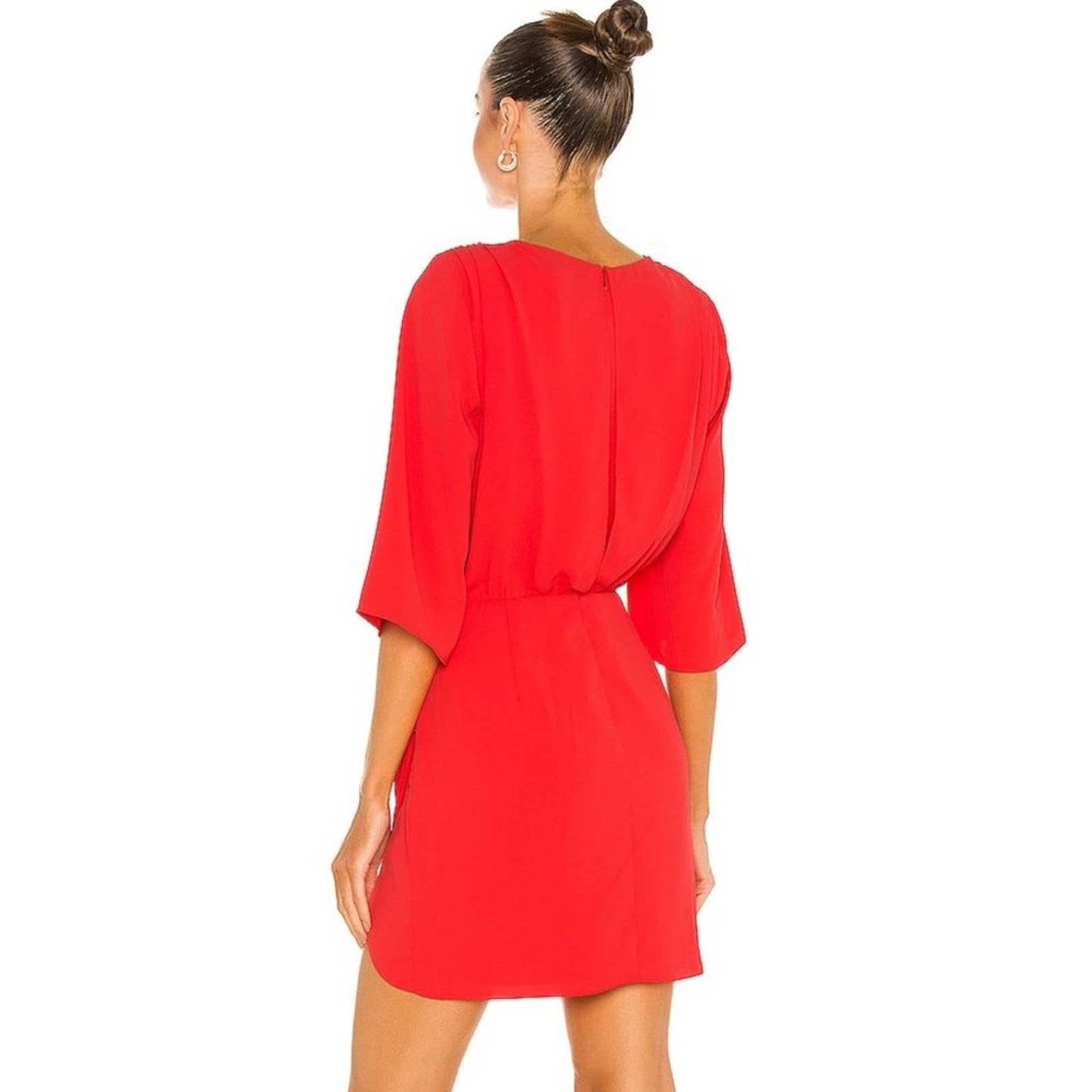 Amanda Uprichard Demetra Dress in Crimson NWOT Size XS