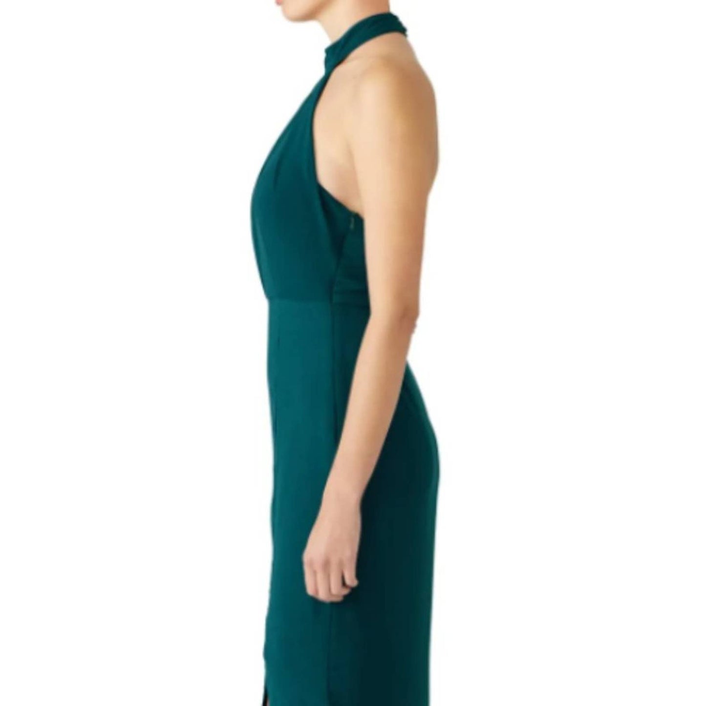 StyleStalker Bree Halter Dress in Green Size Small