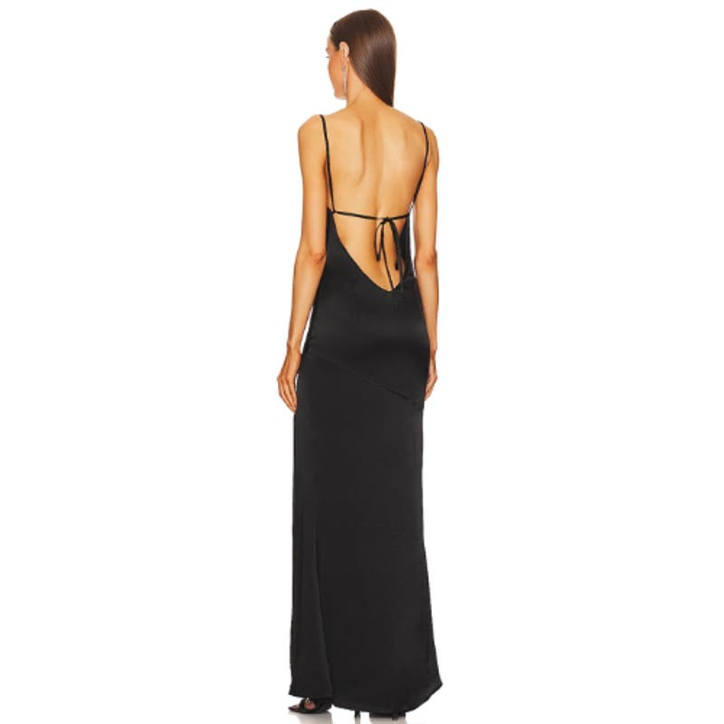 Michael Costello x REVOLVE Cecelia Gown in Black NWT Size XS