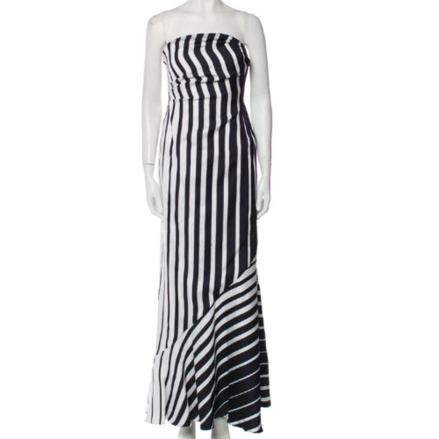 Carolina Herrera Black and White Awards Gown Size 8