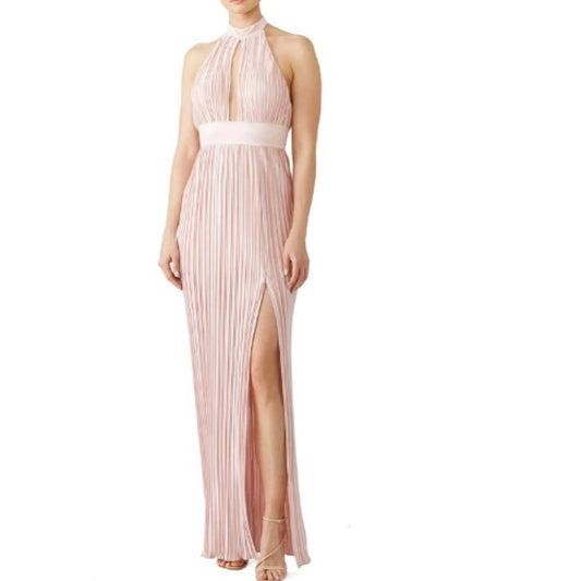 The Jetset Diaries TJD Blush Aster Halter Gown in Pink in Size 4