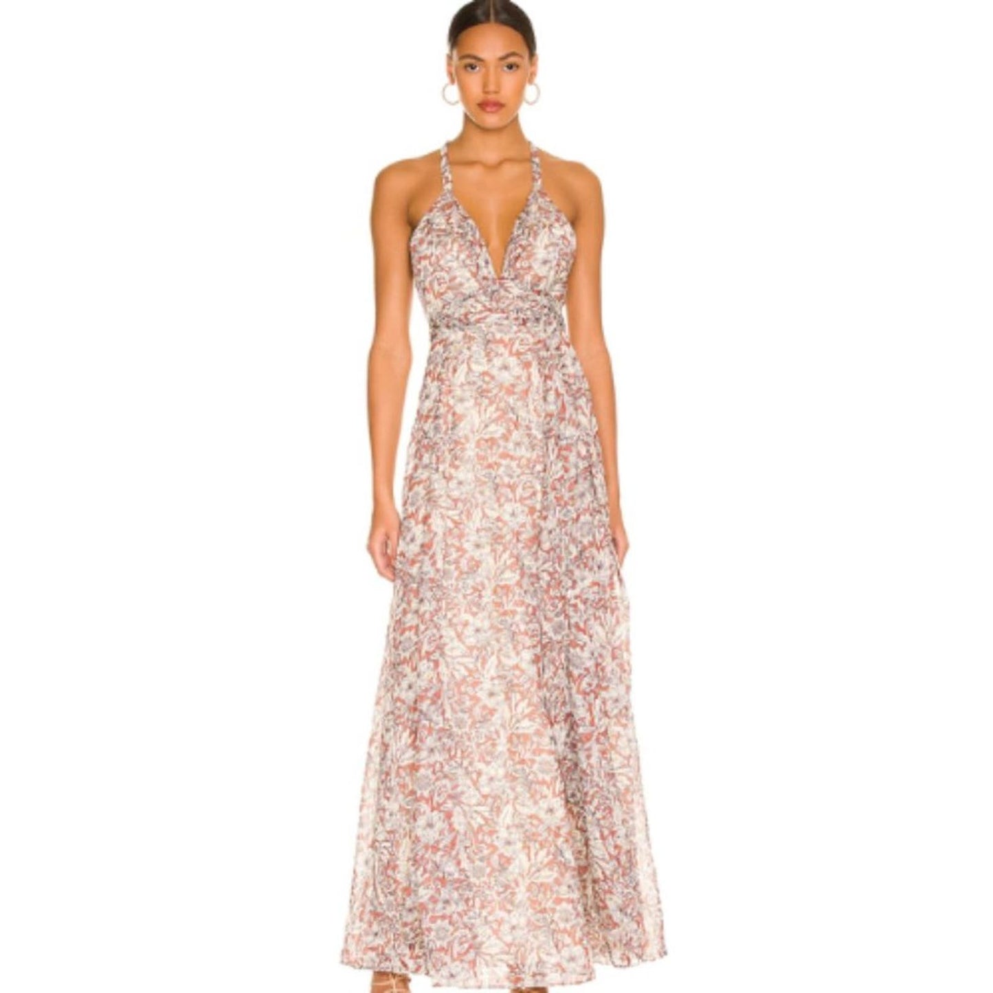 House of Harlow 1960 x REVOLVE Bloom Maxi Dress in Brown & Ivory Floral …