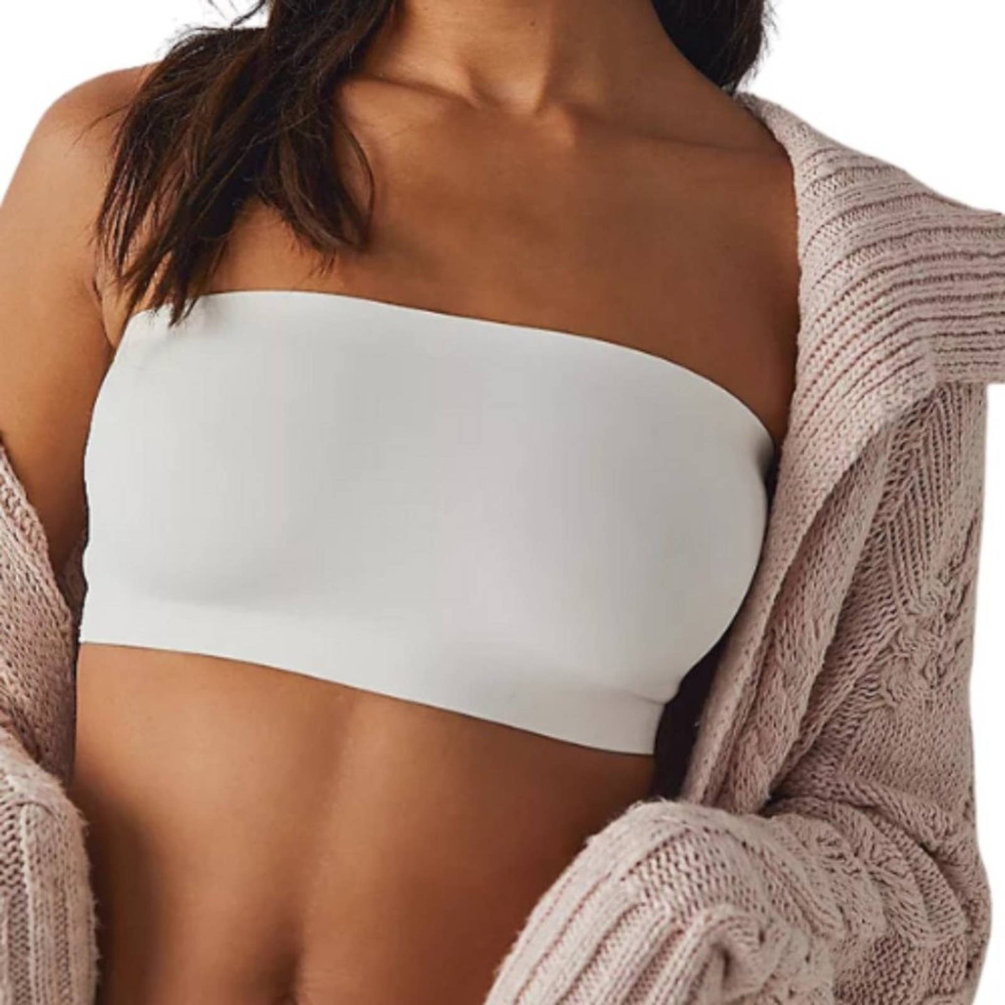 Superdown Remy Bandeau Top  in White NWT Size Small