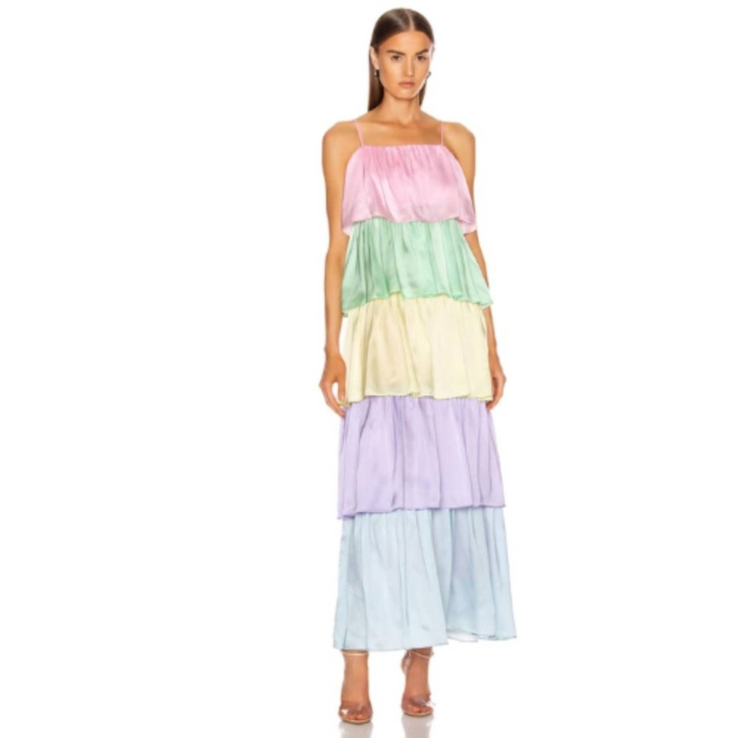 Olivia Rubin Cici Dress in Neapolitan Colorblock Size 2