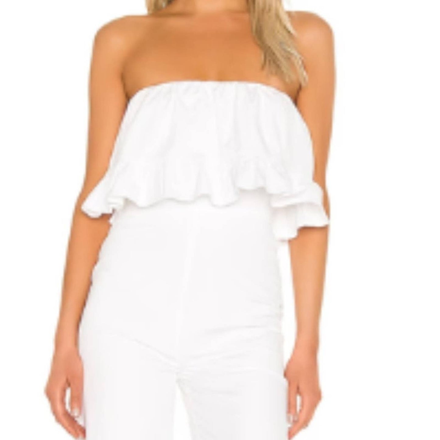 Lovers and Friends Nellie Jumpsuit in White NWT Size Small