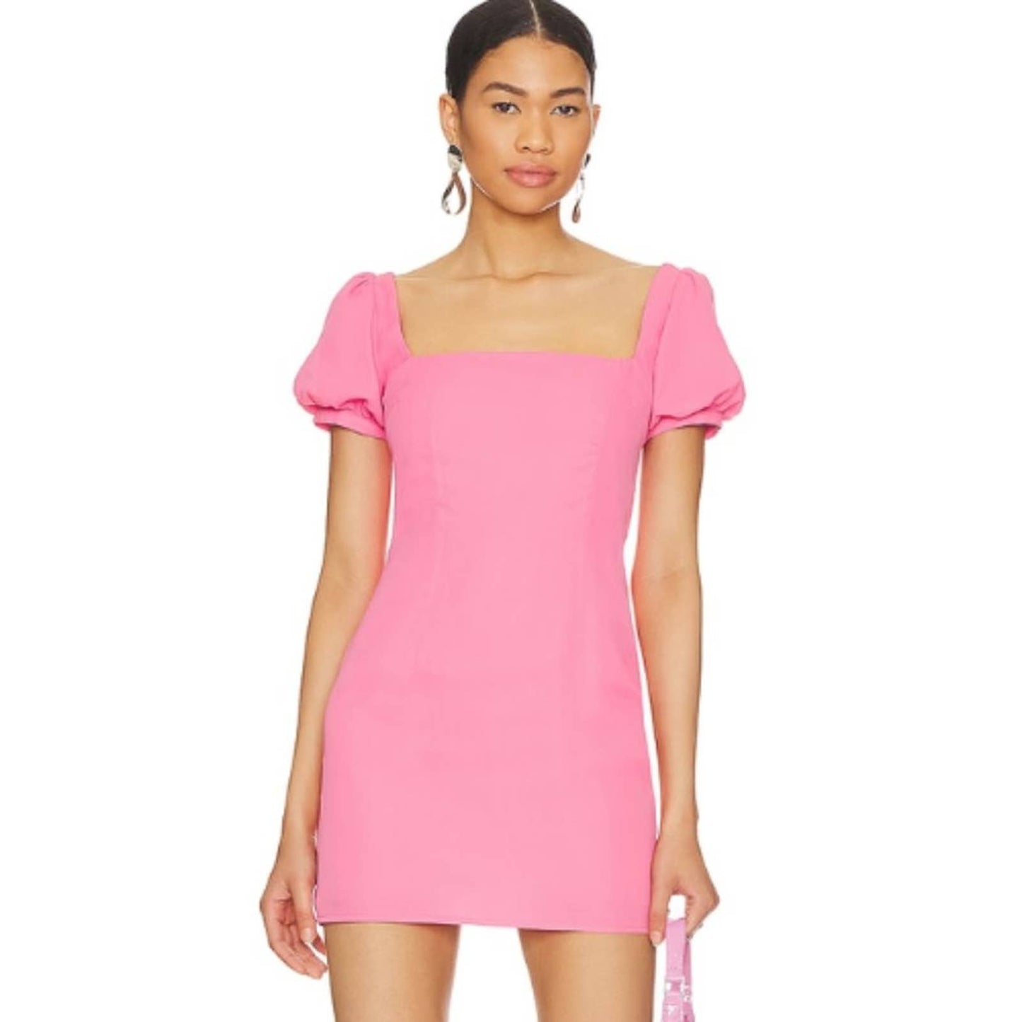 MORE TO COME Maddy Mini Dress in Pink NWT Size Small