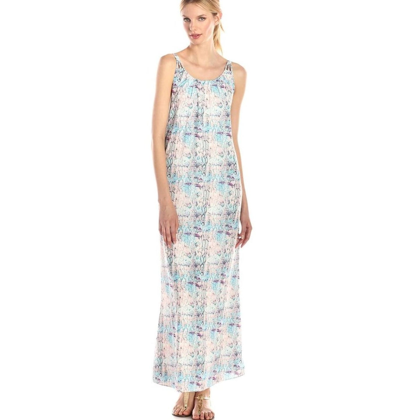 Lovers + Friends Starlight Maxi Dress Pastel Python NWT Size XS