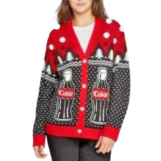 Coca-Cola Quirky Ugly Christmas Sweater NWT Size Medium