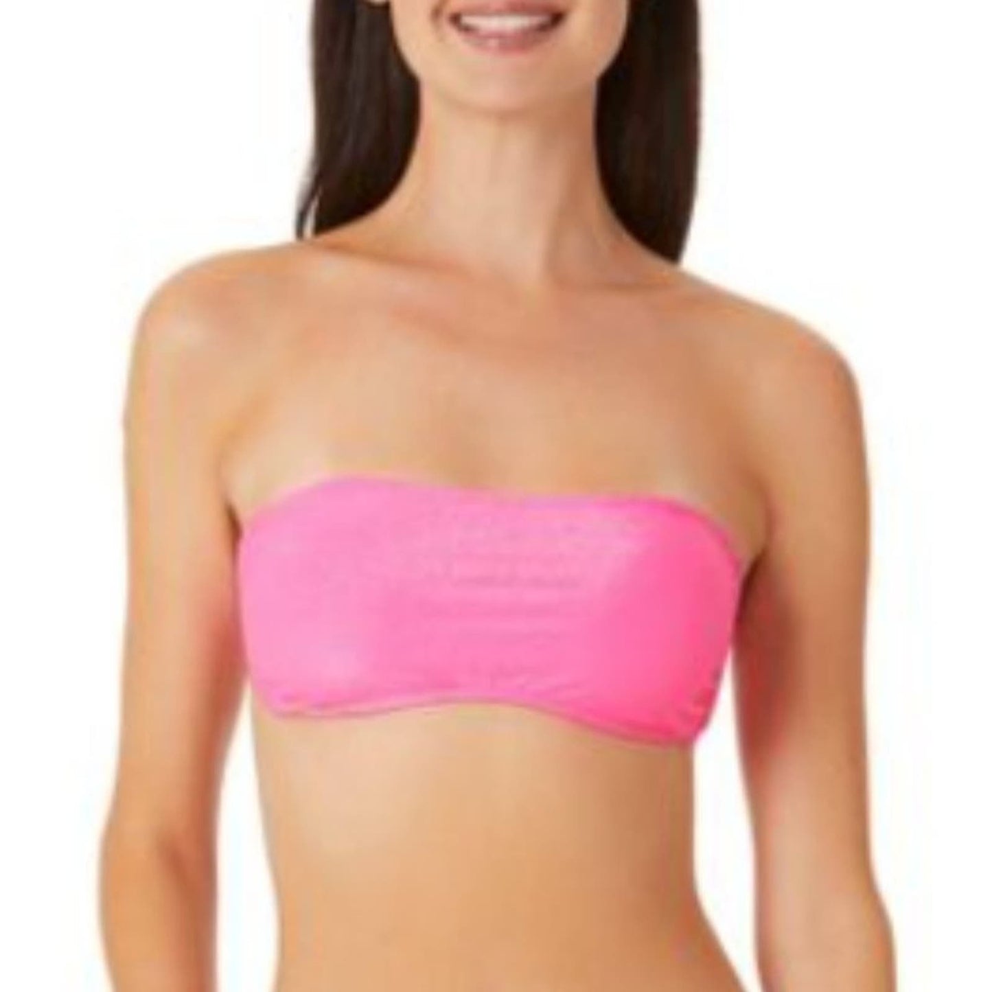 Macy's California Waves Bandeau Bikini Top NWT Size XS