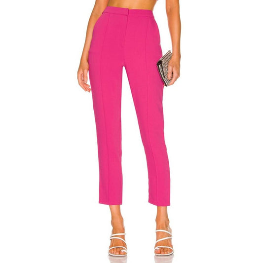 Superdown Rachel Pleat Front Pants in Fuschia NWOT Size Small