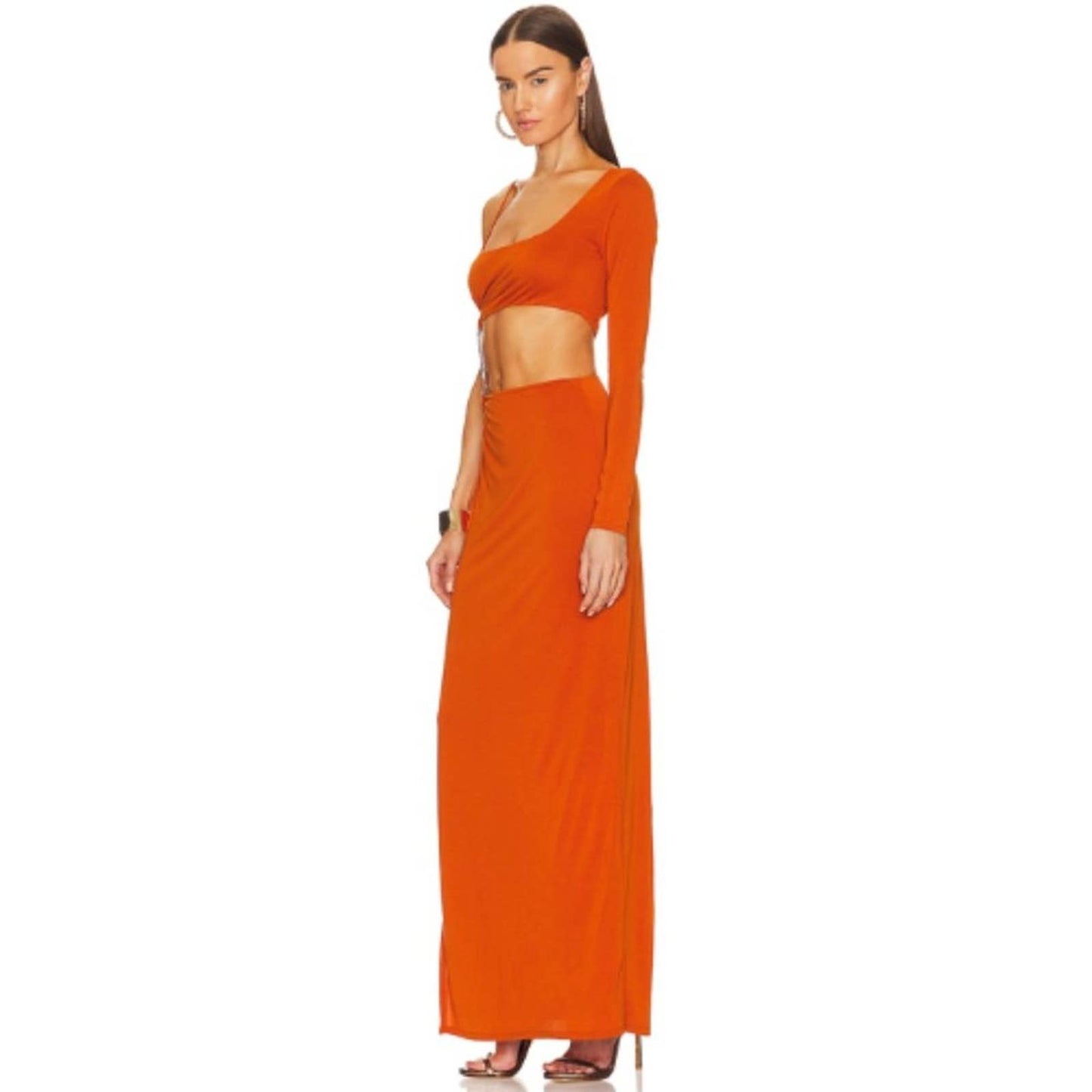 Camila Coelho x REVOLVE Jocelyn Maxi Dress in Rust NWT Size XL