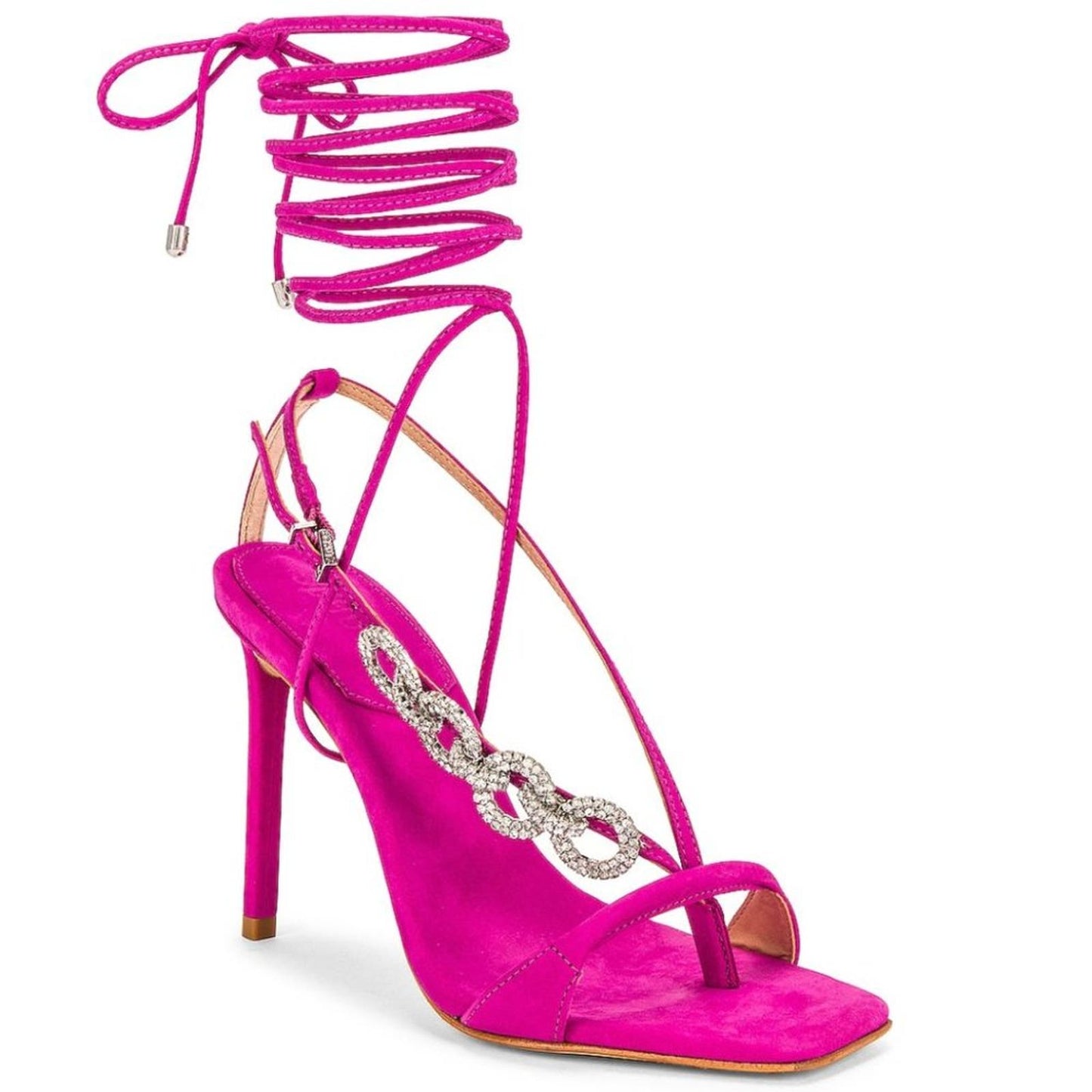 Schutz Vikki Glam Sandal in Very Pink Size 8.5