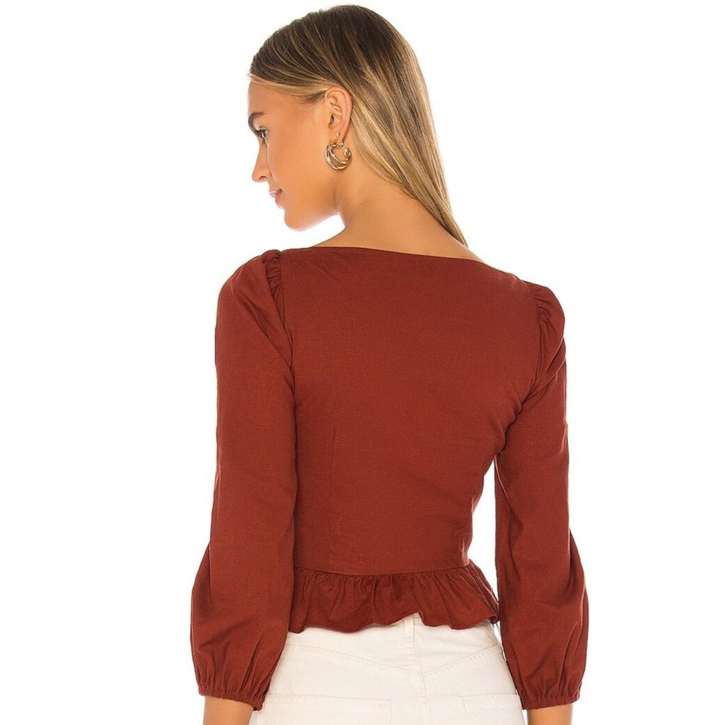 MAJORELLE Harriet Top in Terracotta NWT Size Small