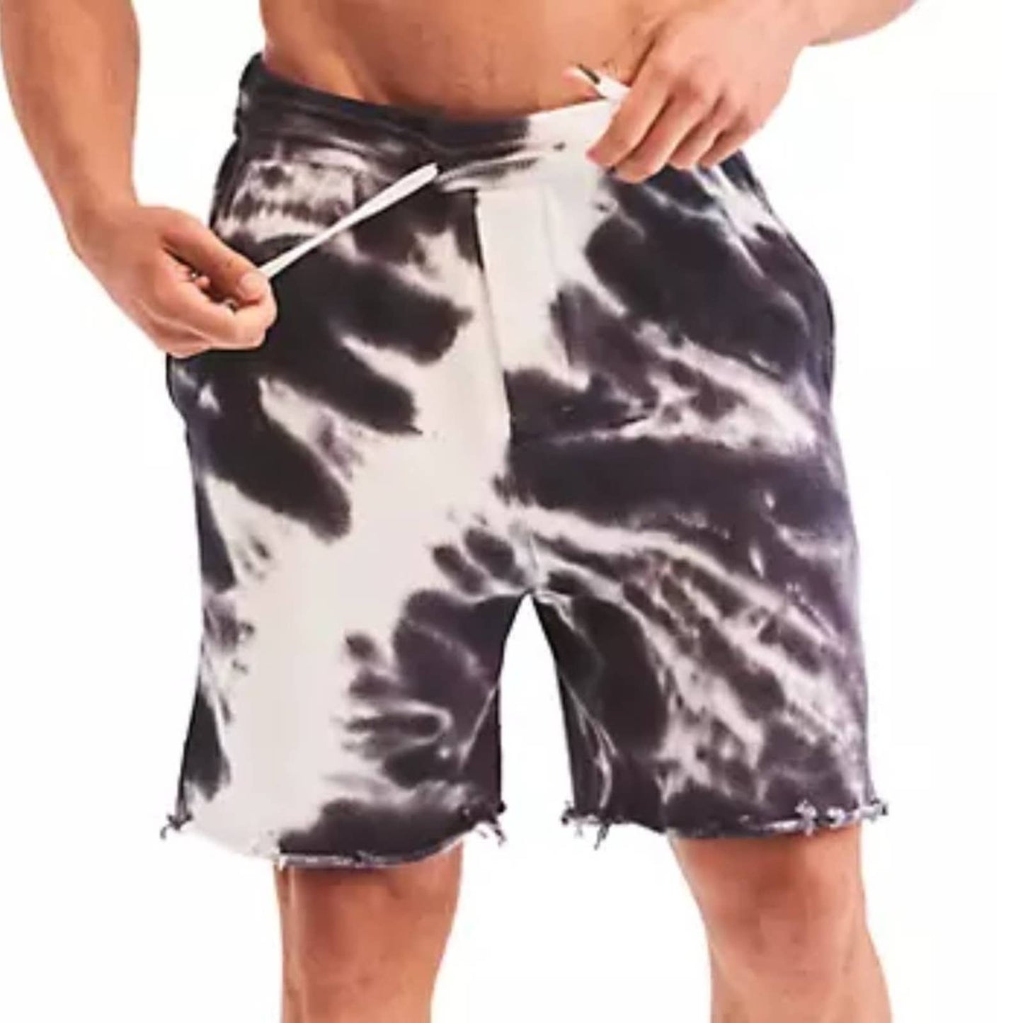 Ser.o.ya Randell Shorts in Black & White Tie Dye NWT Size Small