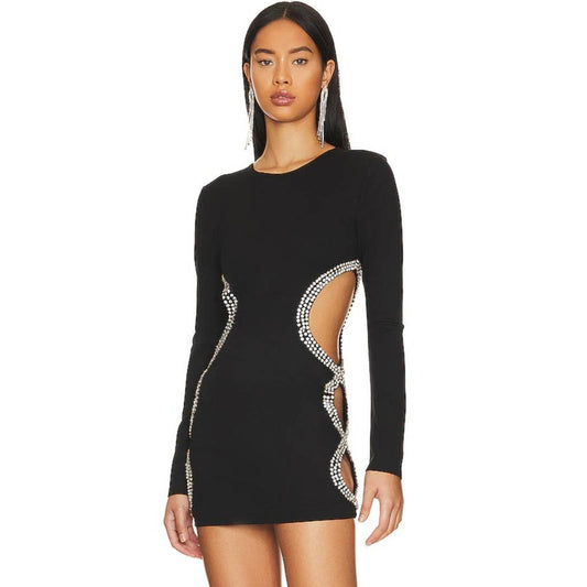 NBD Chenoa Mini Dress in Black NWT Size XS