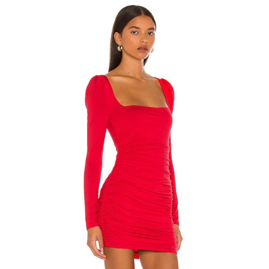 Lovers & Friends Bennet Mini Dress in Red NWOT Size Small