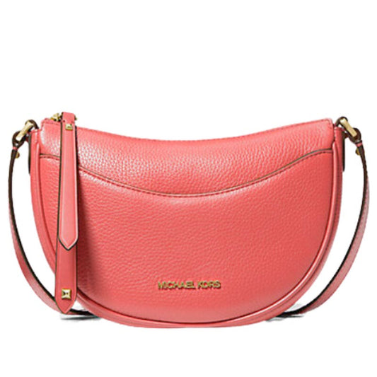 Michael Kors Dover Small Leather Crossbody Bag in Tea Rose  NEW