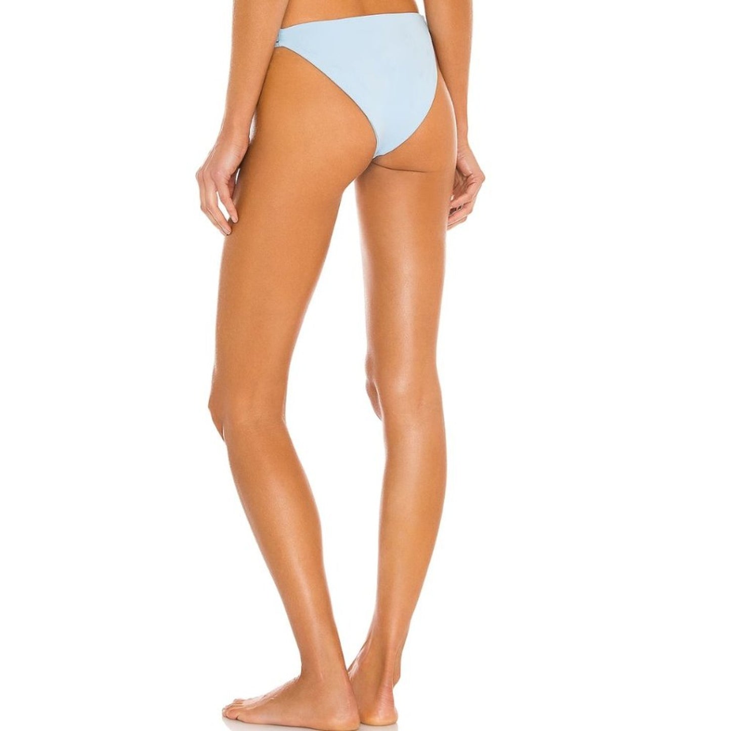 L*SPACE Claude Bikini Bottom in Sky Blue NWOT Size Small