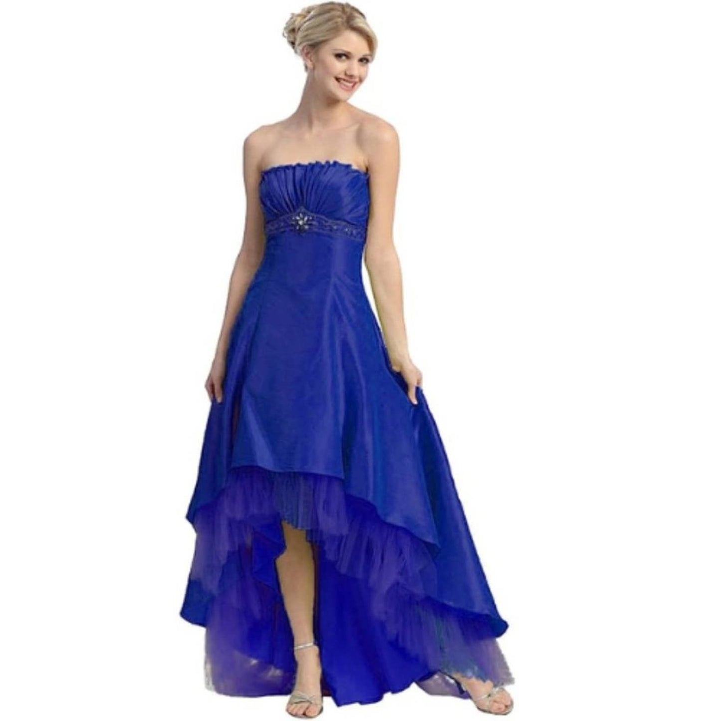 Mayqueen Royal Blue Strapless Prom  Dress NWT Size 6