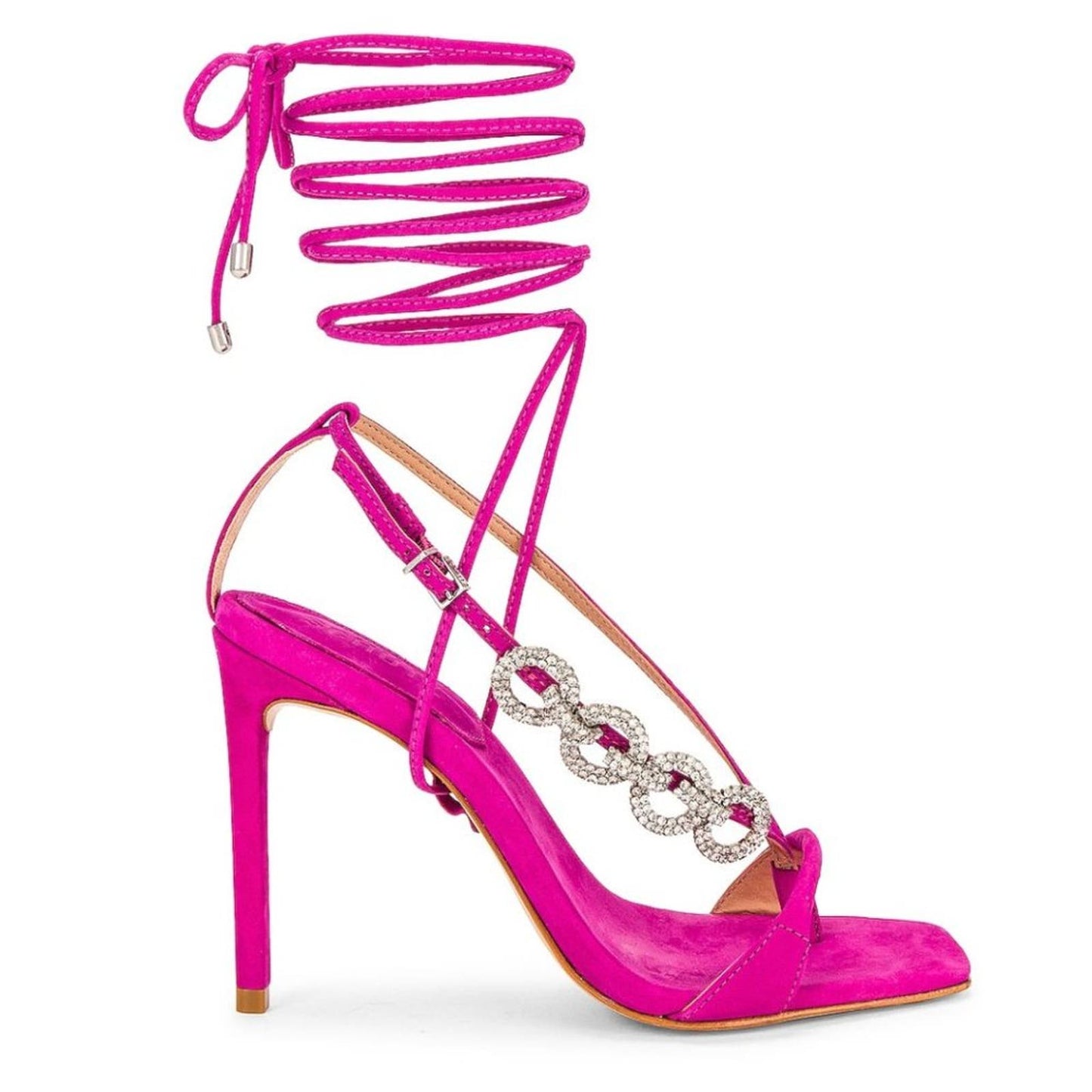 Schutz Vikki Glam Sandal in Very Pink Size 8.5