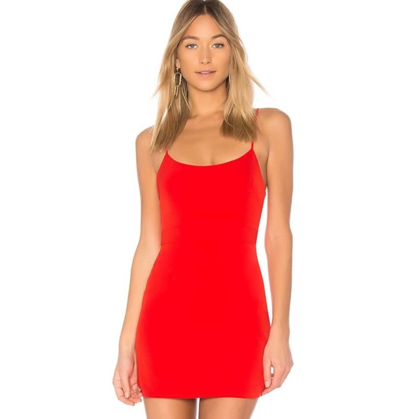 NBD Gracey Dress in Red NWT Size Small