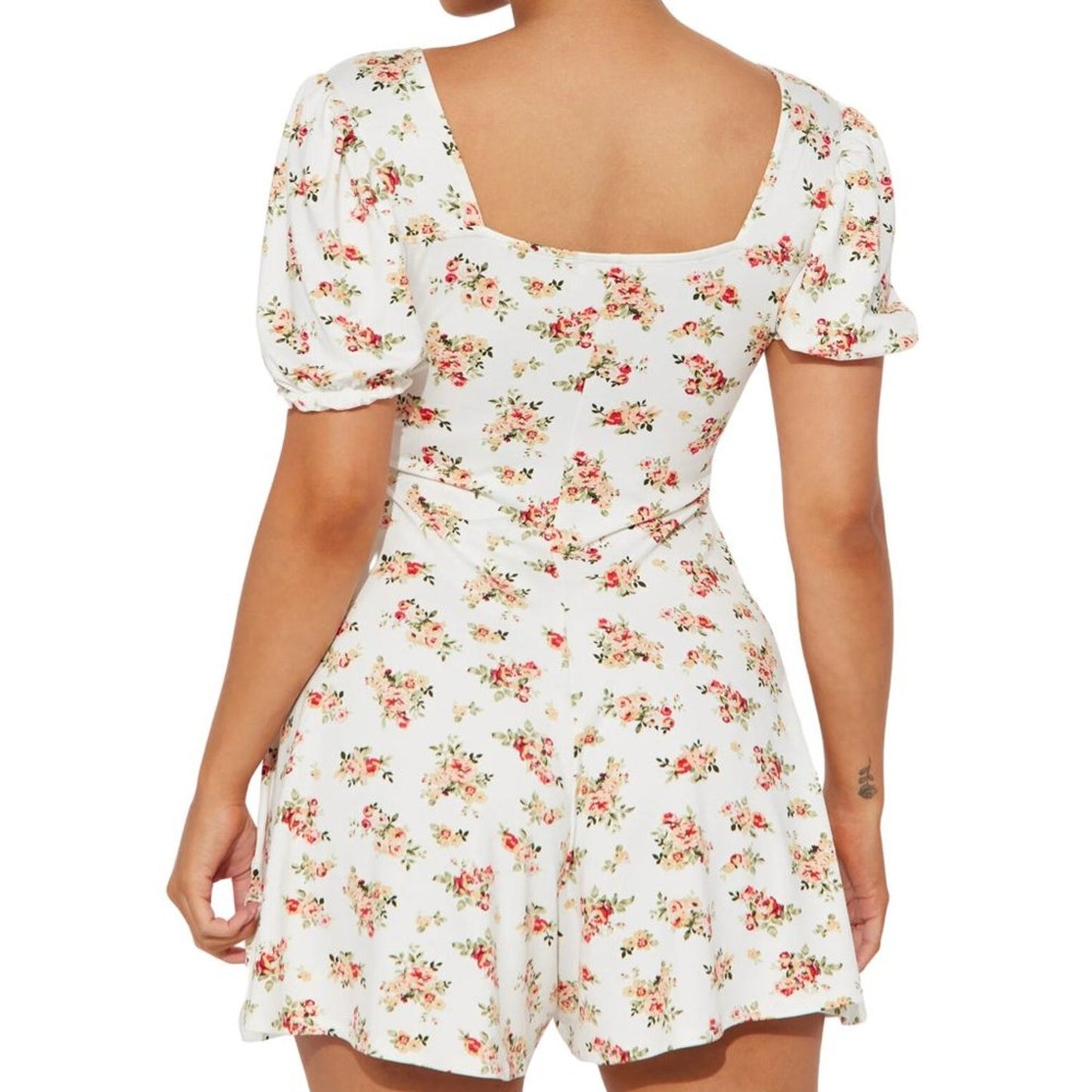 Nova Elsie Romper - Cream Floral NWT Size Large