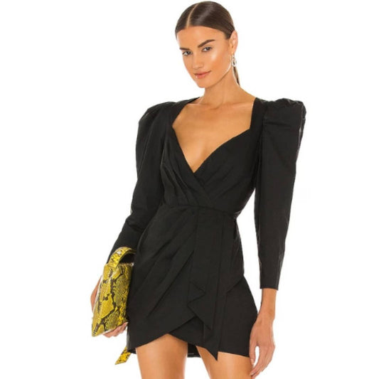 NBD Malone Mini Dress in Black NWT Size XS