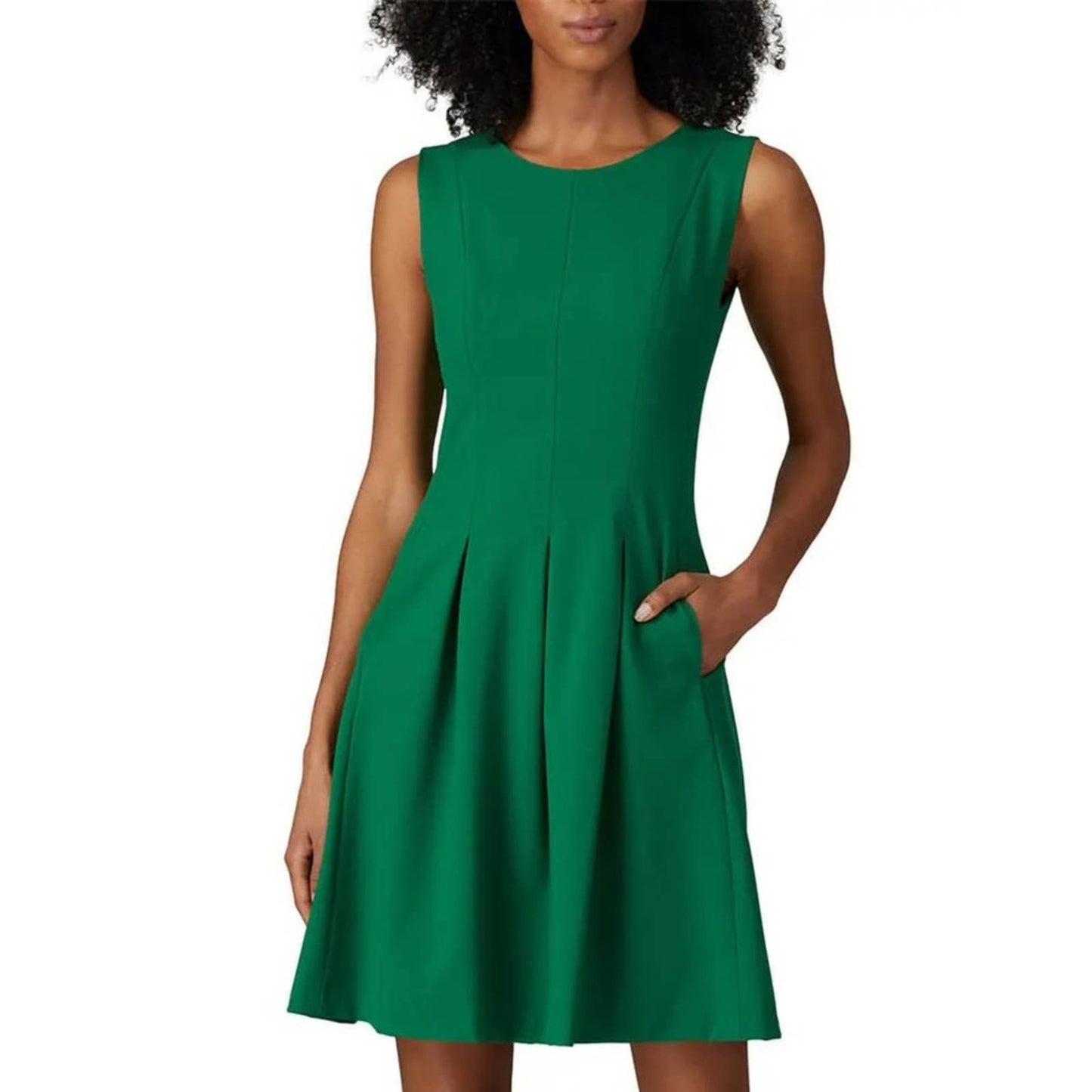 Of Mercer Green Juniper Fit and Flare Dress Size 6