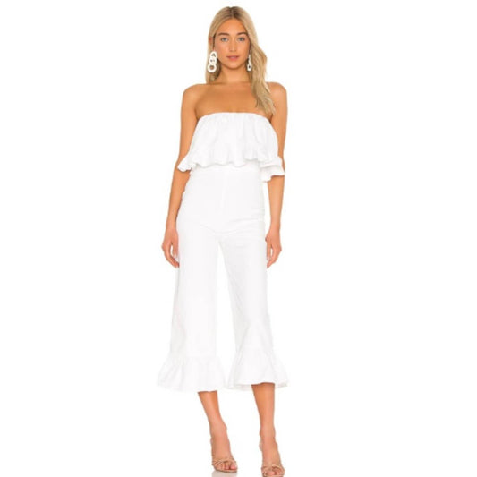 Lovers and Friends Nellie Jumpsuit in White NWT Size Small