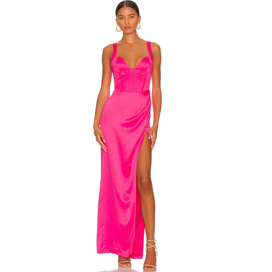 NBD Elodie Maxi Dress in Hot Pink NWT Size Small