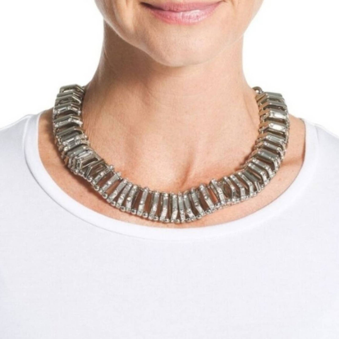 CHICOS "KIMMI" Necklace 18-22 inch Rhinstone NWT