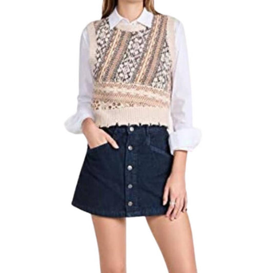 Free People Ray Cord Mini Skirt in Ebony Blue NWT Size 0