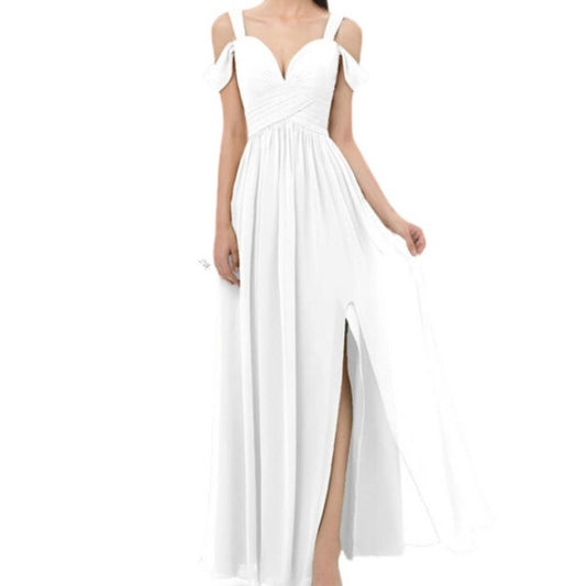 Lulu's Ocean of Elegance Maxi Dress in Ivory NWT Size XXS